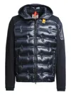 Parajumpers Quilted Hooded Jacket In Blue