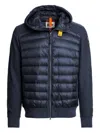 Parajumpers Nolan Quilted Hooded Jacket In Blue