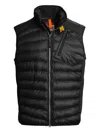 Parajumpers Quilted Panelled Gilet In Black