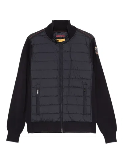 Parajumpers Quilted Panelled Jacket In Blue