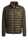 Parajumpers Quilted Panelled Jacket In Green