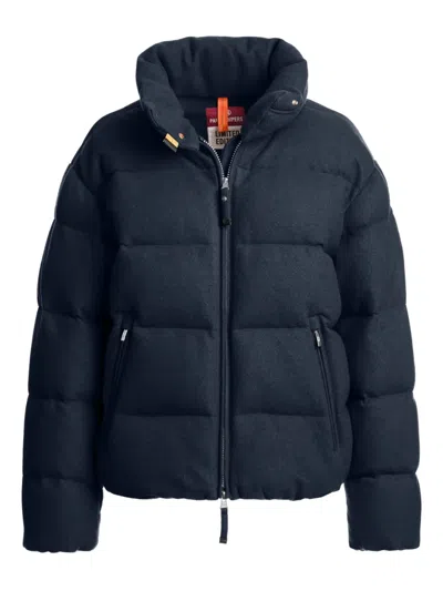 Parajumpers Quilted Puffer Jacket In Blue