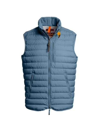 Parajumpers Quilted Sleeveless Gilet In Blue