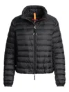 Parajumpers Quilted Turtleneck Jacket In Black