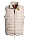 Parajumpers Quilted Zip-front Gilet In Neutral