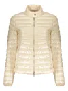 Parajumpers Lightweight Cream Quilted Jacket With Zip In Neutral