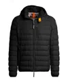 Parajumpers Last Minute Mens Hooded Down Padded Jacket In Black