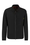 Parajumpers Overshirt Rayner In Popeline Di Nylon In Black