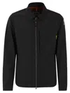 Parajumpers Overshirt Rayner In Popeline Di Nylon In Black