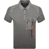 Parajumpers Rescue Polo T Shirt Grey In Grey