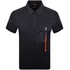 Parajumpers "rescue Polo With Nylon Inserts" In Navy