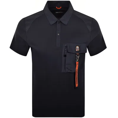 PARAJUMPERS PARAJUMPERS RESCUE POLO T SHIRT NAVY