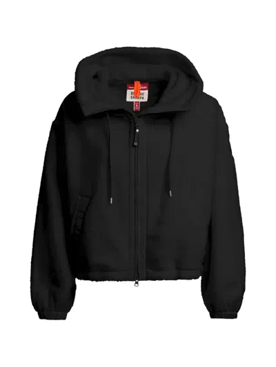 Parajumpers Rescue Sherpa Zip-up Hoodie In Black