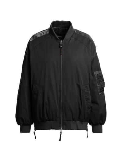 Parajumpers Reversible Bomb Bomber Jacket In Black