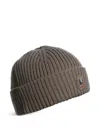 Parajumpers Ribbed Beanie In Brown