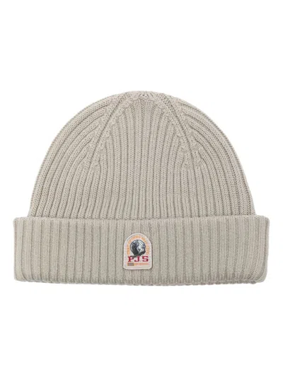 Parajumpers Ribbed Beanie In Grey