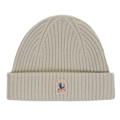 Parajumpers Ribbed Beanie Hat Chateau Grey In Neutral