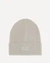 Parajumpers Ribbed Beanie Hat In White