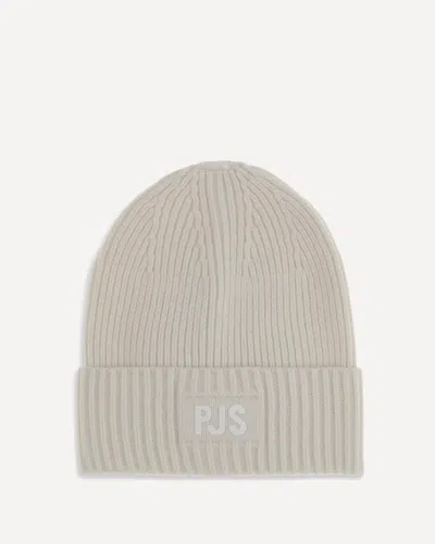 Parajumpers Ribbed Beanie Hat In Neutral