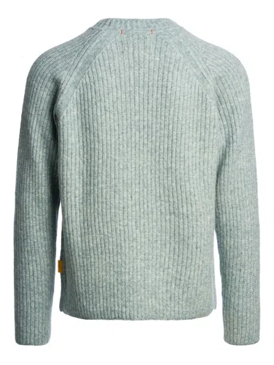 Parajumpers Ribbed Crew-neck Sweater In Gray