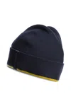 Parajumpers Ribbed-cuff Beanie In Blue