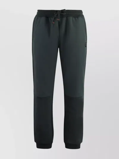 Parajumpers Ribbed Cuffs Nylon Track Pants In Green