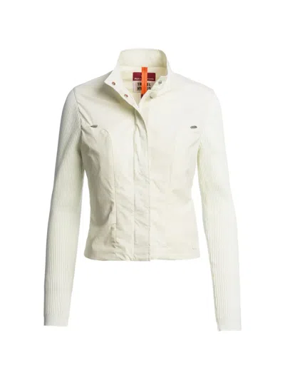 Parajumpers Ribbed Jacket In White
