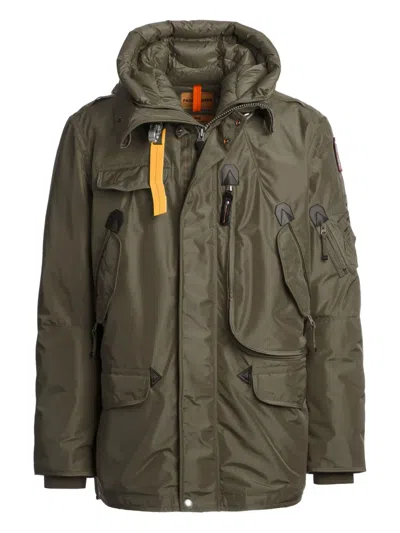Parajumpers Right Hand Hooded Multi-pocket Jacket In Green