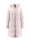 Parajumpers Women Rindou Long Jacket With Hood In Pink