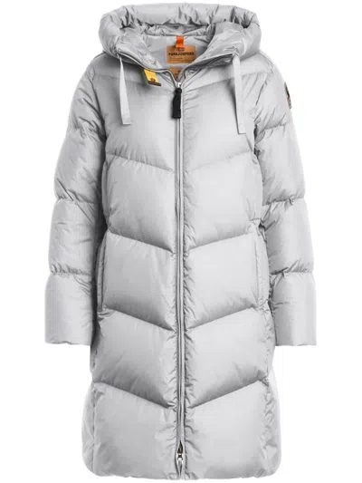Parajumpers Rindou Parka Coat In Grey
