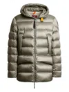Parajumpers Rolph Hooded Puffer Jacket In Gold
