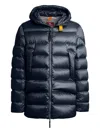 Parajumpers Rolph Hooded Quilted Puffer Jacket In Blue