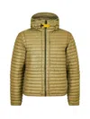 Parajumpers Ross Hooded Down Jacket In Gold