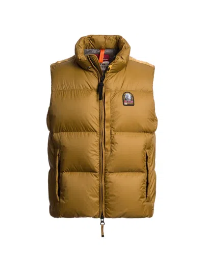 Parajumpers Roydale Polar Puffer Gilet In Brown