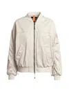 Parajumpers Ruched Bomber Jacket In Neutral