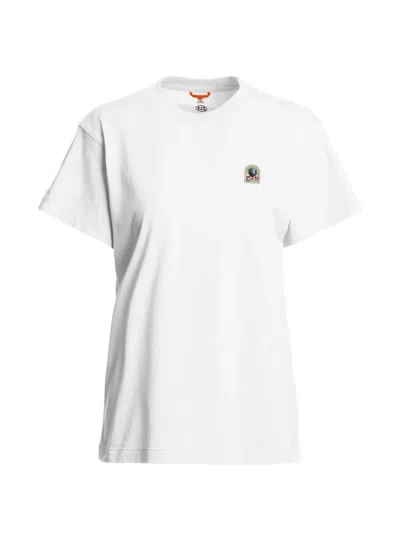 Parajumpers Sabella Logo-patch T-shirt In White