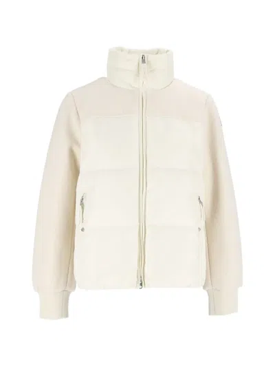 Parajumpers Saboga Panelled Down Jacket In White