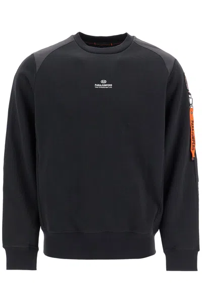 PARAJUMPERS PARAJUMPERS SABRE BASIC BLACK SWEATSHIRT