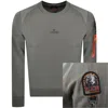 Parajumpers Sabre Basic Sweatshirt Green In Green