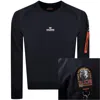 Parajumpers Sabre Basic Sweatshirt Navy In Black