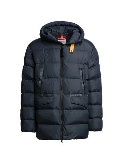 Parajumpers Sallins Hooded Parka In Blue