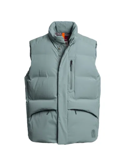 Parajumpers Seamless Quilted Vest In Blue