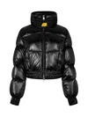 Parajumpers Cozy Short Hooded Down Jacket In Black