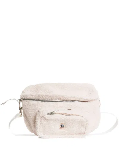 Parajumpers Shearling Belt Bag In Neutrals