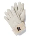 Parajumpers Shearling-cuff Gloves In Gray