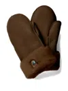 Parajumpers Sheepskin Gloves In Brown