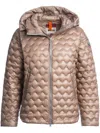 Parajumpers Sherifa Water Repellent Quilted Jacket In Neutrals