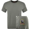 Parajumpers Shispare T Shirt Nowhere Grey In Green