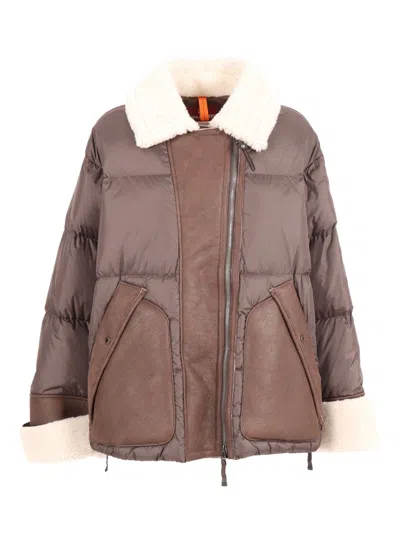 Parajumpers Short Duvet In Brown