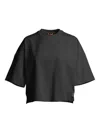Parajumpers Short-sleeve Crop Top In Black